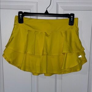 Yellow Ruffled Skirt